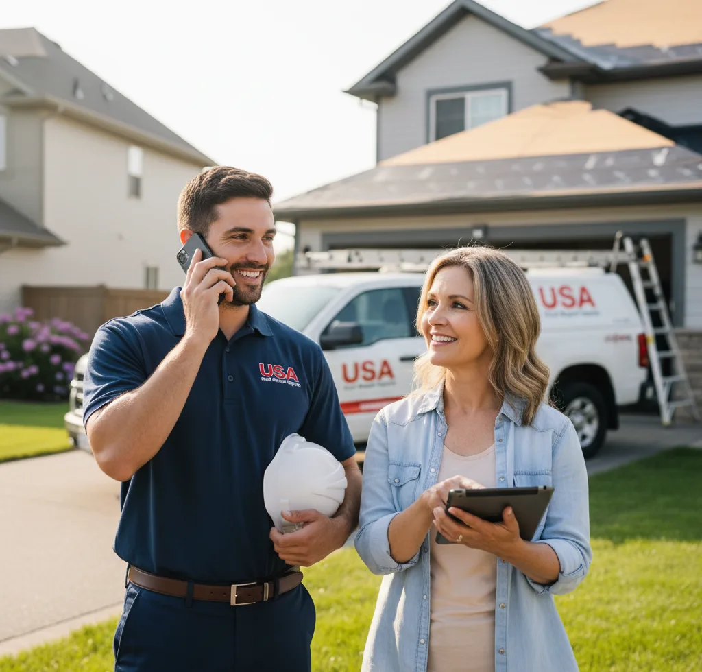USA Roof Repair Experts customer support in Deridder